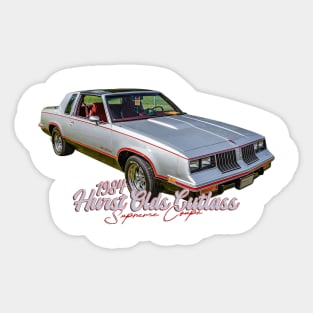 1984 Hurts Olds Cutlass Supreme Coupe Sticker